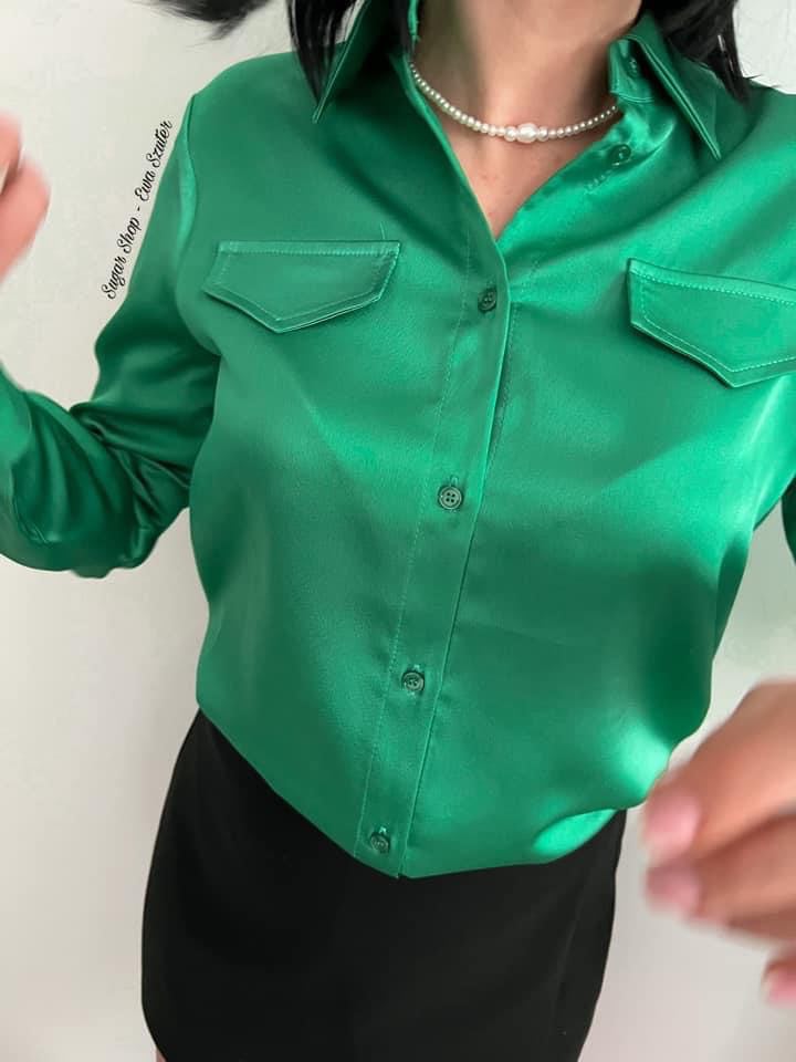 PINKO KOSZULA ELEGANCKA GREEN