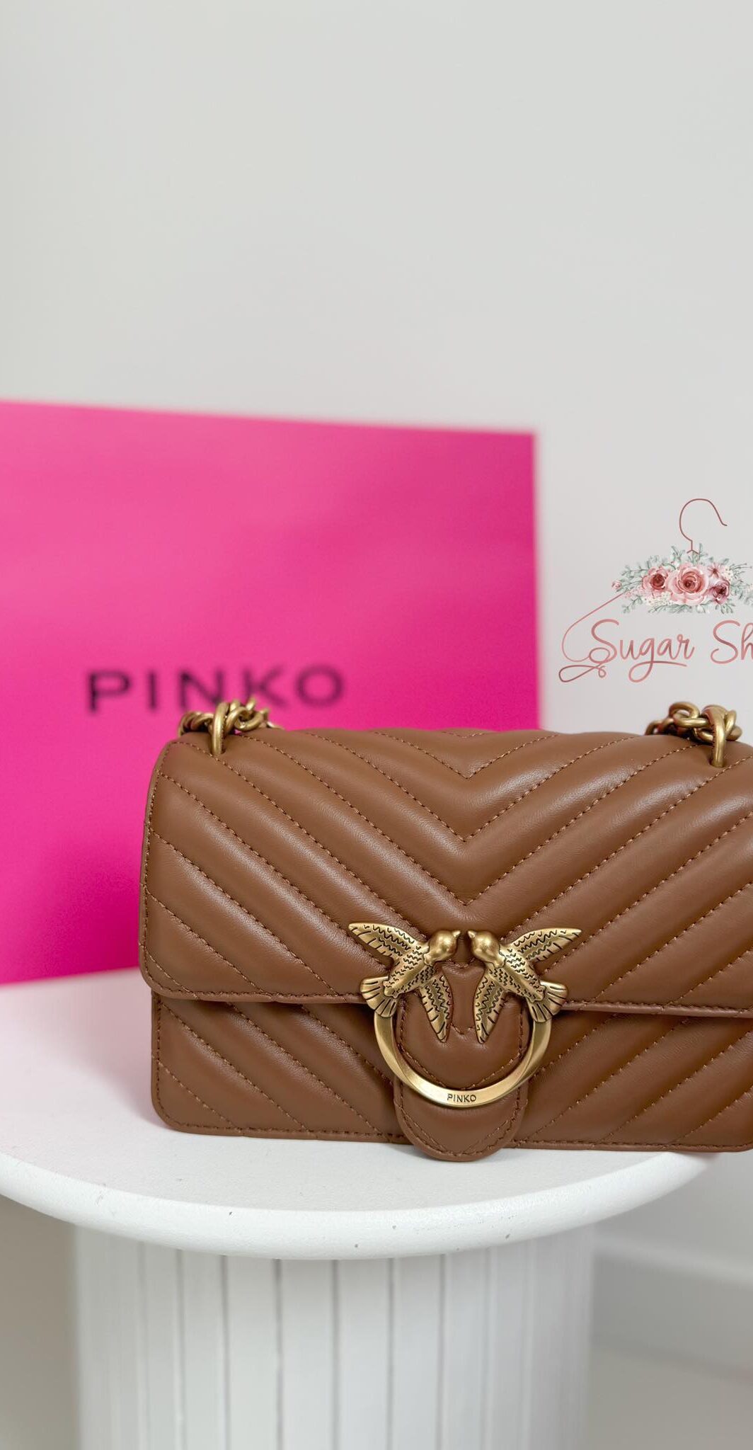PINKO LOVE MINI CHEVRON