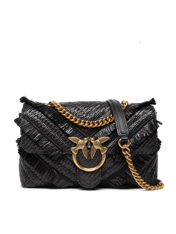 PINKO LADY PUFF FRINGE CHEVRON