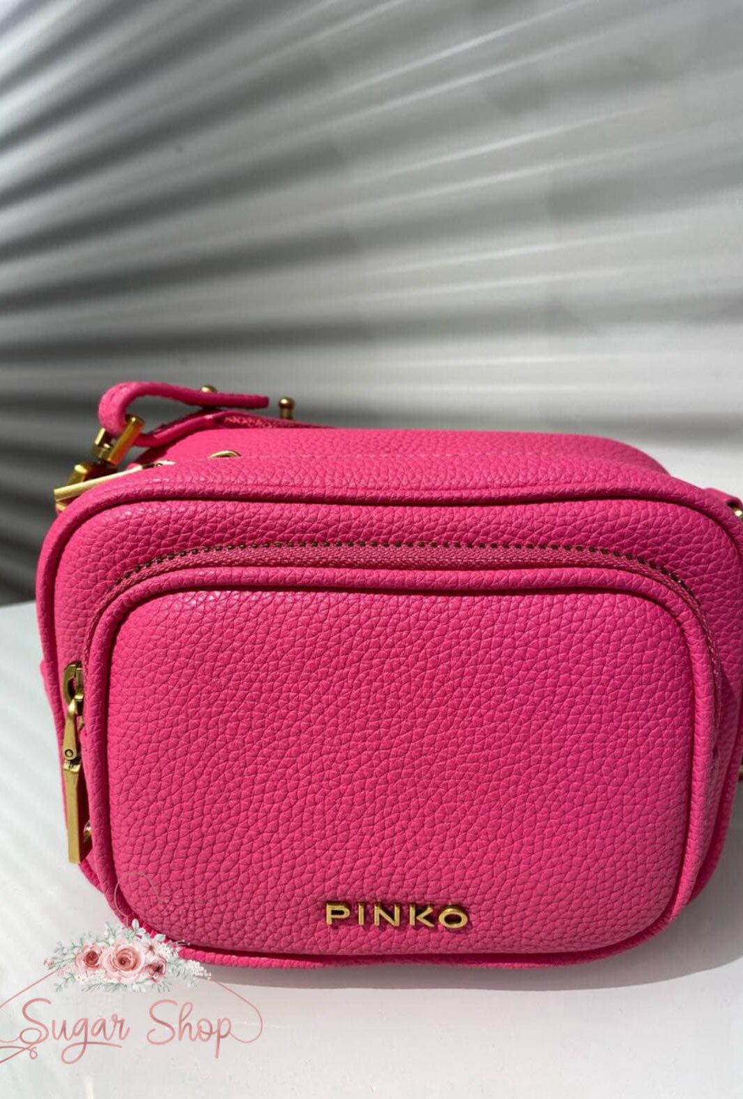 PINKO nerka FOTOGRAFO CAMERA BAG - różowa