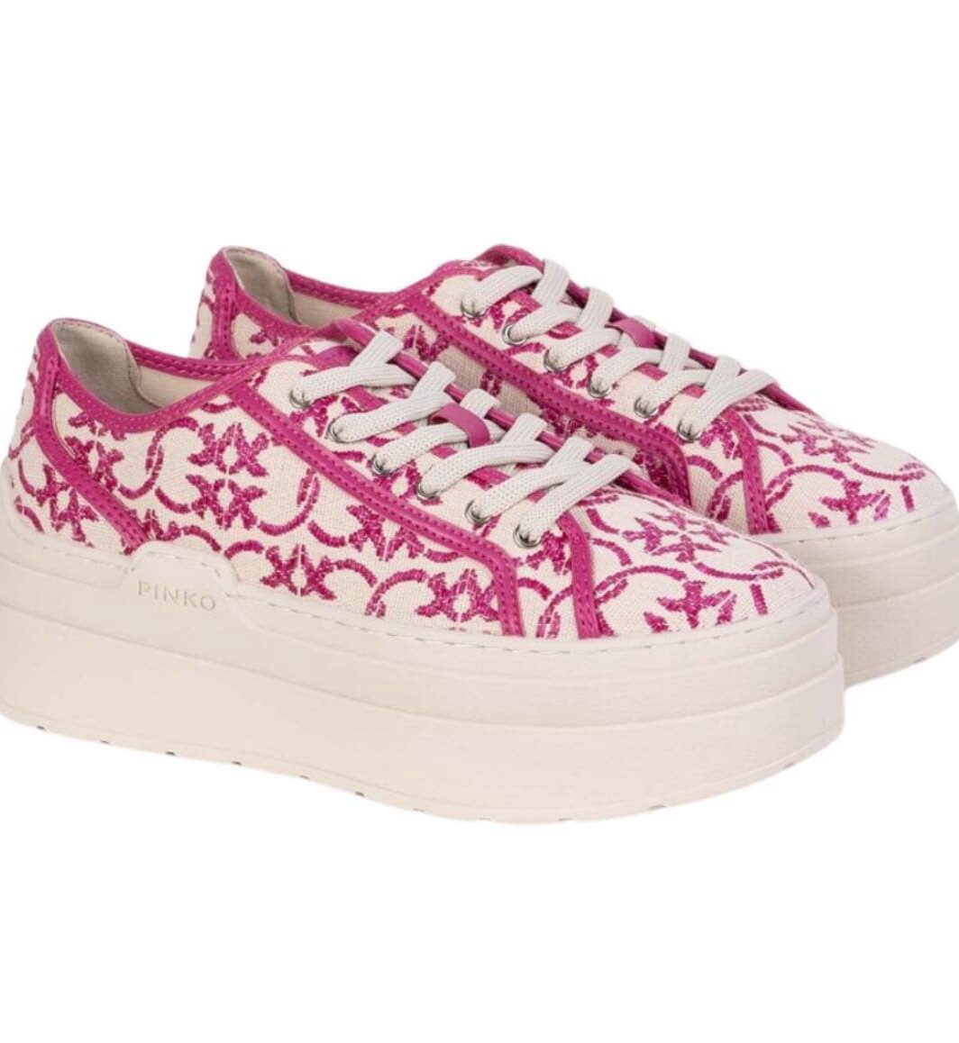 PINKO SNEAKERS GRETA - różowe